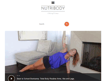 Tablet Screenshot of nutribody.com